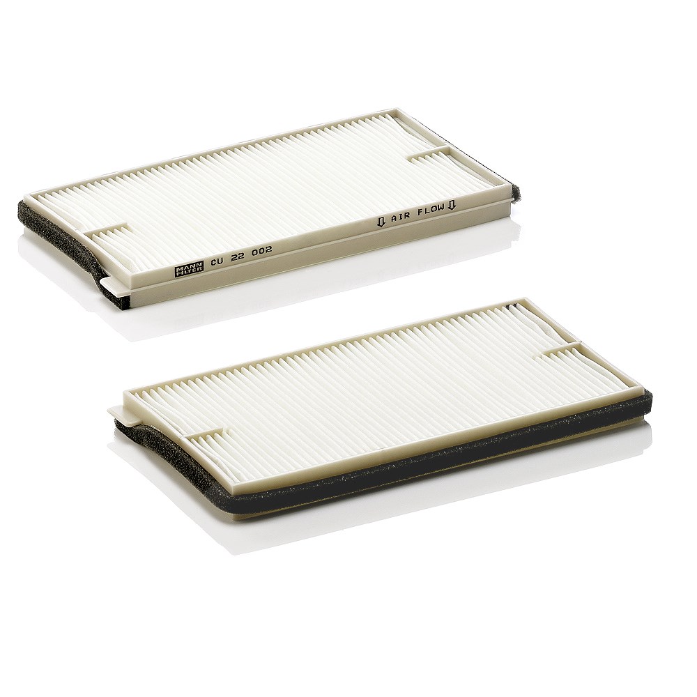 Mann-filter Filter, Innenraumluft [Hersteller-Nr. CU22002-2] für Subaru, Nissan, Suzuki, Mitsubishi, Honda, Hyundai, Kia