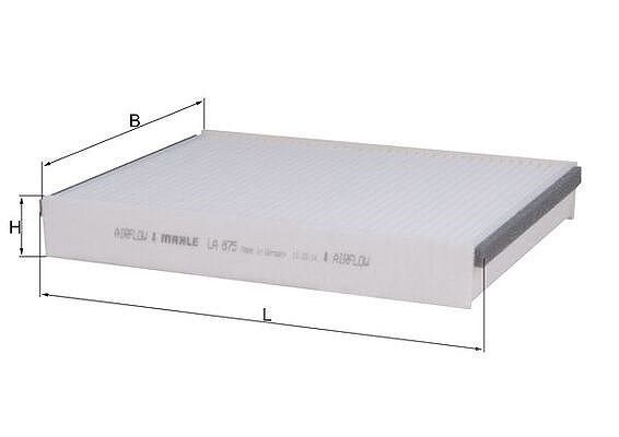 Mahle Filter, Innenraumluft [Hersteller-Nr. LA875] für Ford, Volvo