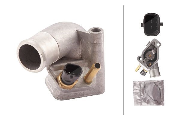 Hella Thermostat, Kühlmittel [Hersteller-Nr. 8MT354774-731] für Vauxhall, Opel, Saab