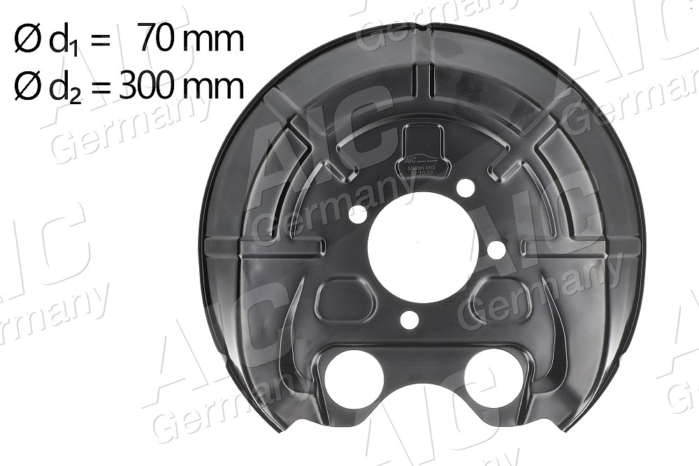 Aic Spritzblech, Bremsscheibe [Hersteller-Nr. 56695] für Vauxhall, Opel, Saab
