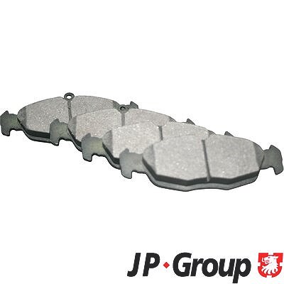Jp Group Bremsbeläge vorne (Satz) [Hersteller-Nr. 1263600810] für Vauxhall, Chevrolet, Jaguar, Opel, Zaz, Daewoo