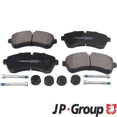 Jp Group Bremsbelagsatz Vorderachse [Hersteller-Nr. 1163601810] für VW, Mercedes-Benz