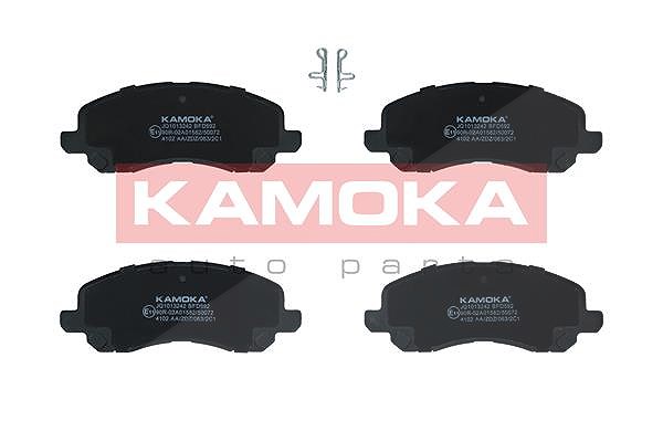 Kamoka Bremsbelagsatz, Scheibenbremse [Hersteller-Nr. JQ1013242] für Mitsubishi, Citroën, Jeep, Peugeot, Lancia, Chrysler