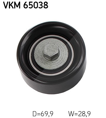 Skf Umlenk-/Führungsrolle, Keilrippenriemen [Hersteller-Nr. VKM65038] für Hyundai, Kia