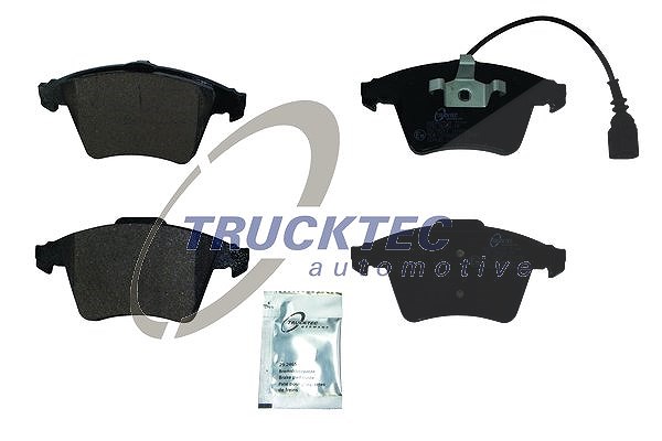 Trucktec Automotive Bremsbeläge vorne (Satz) mit VWK [Hersteller-Nr. 07.35.248] für VW