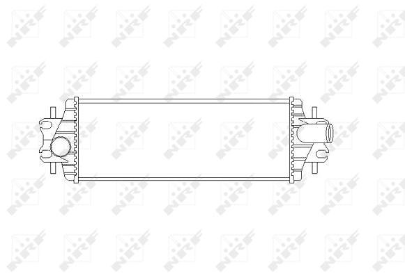 Nrf Ladeluftkühler [Hersteller-Nr. 30876] für Renault, Vauxhall, Nissan, Opel