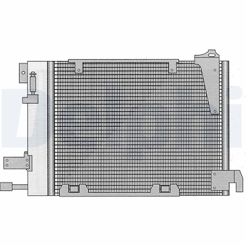 Delphi Kondensator, Klimaanlage [Hersteller-Nr. TSP0225221] für Opel, Vauxhall