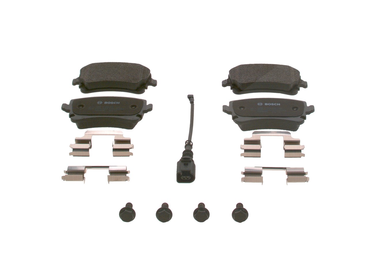 Bosch Bremsbelagsatz, Scheibenbremse [Hersteller-Nr. 0986494583] für VW