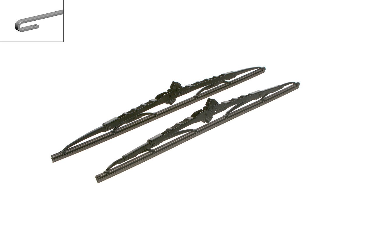 Bosch Wischblatt [Hersteller-Nr. 3397118542] für Ford, Suzuki, Mitsubishi, Daihatsu, Subaru, Toyota, Hyundai, Honda