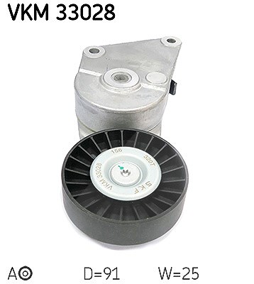 Skf Spannrolle, Keilrippenriemen [Hersteller-Nr. VKM33028] für Fiat, Peugeot, Citroën, Lancia