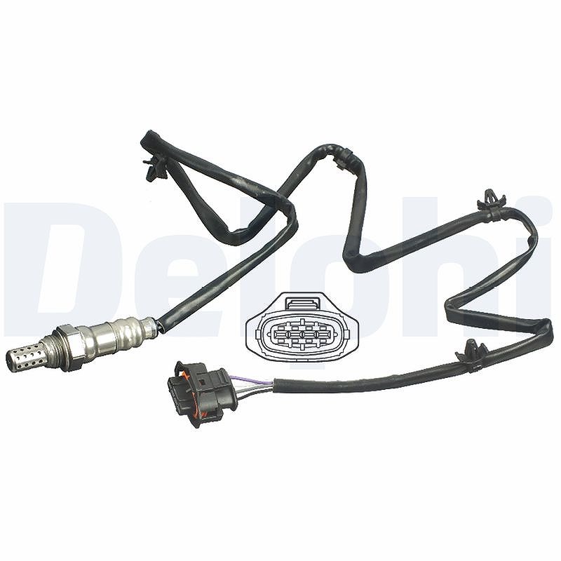Delphi Lambdasonde [Hersteller-Nr. ES20452-12B1] für Opel, Vauxhall