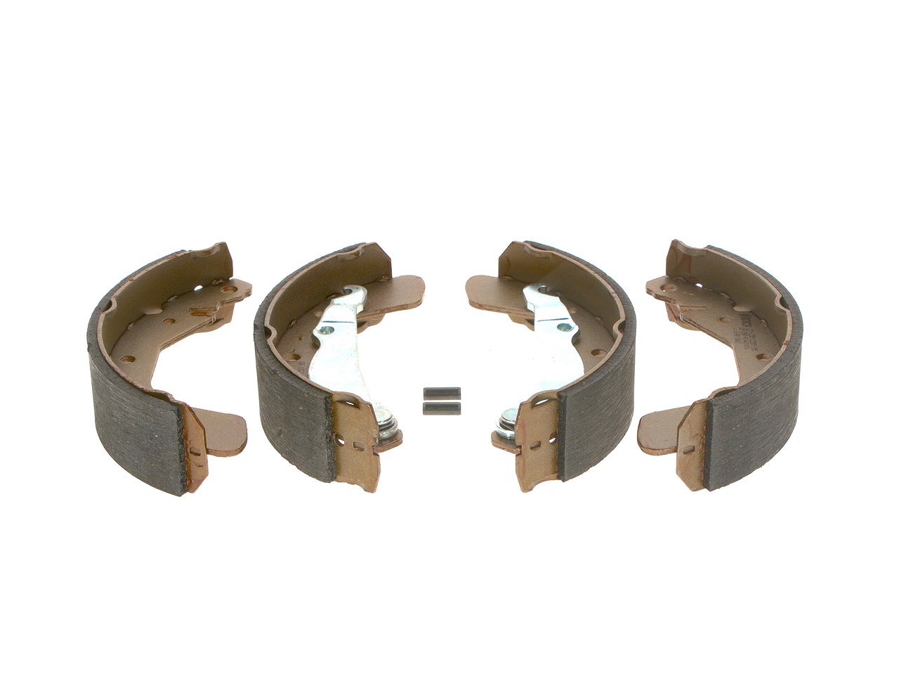 Bosch Bremsbackensatz Trommelbremse Hinterachse [Hersteller-Nr. 0986487614] für Vauxhall, Opel
