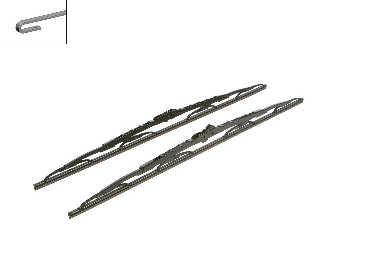Bosch Wischblatt [Hersteller-Nr. 3397118301] für Mercedes-Benz, Renault Trucks, Kia, Nissan, Vauxhall, Opel, Renault, Mazda, Iveco