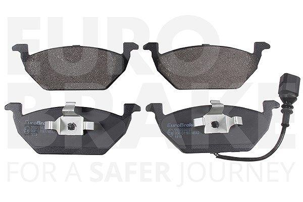 Eurobrake Bremsbeläge vorne (Satz) mit VWK [Hersteller-Nr. 5502224745] für VW, Seat, Audi, Skoda
