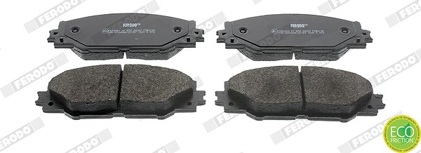 Ferodo Bremsbelagsatz, Scheibenbremse [Hersteller-Nr. FDB4136] für Toyota, Lexus