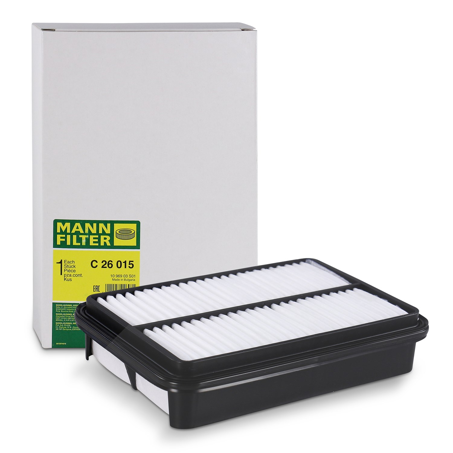 Mann-filter Luftfilter [Hersteller-Nr. C26015] für Mitsubishi, Citroën, Peugeot