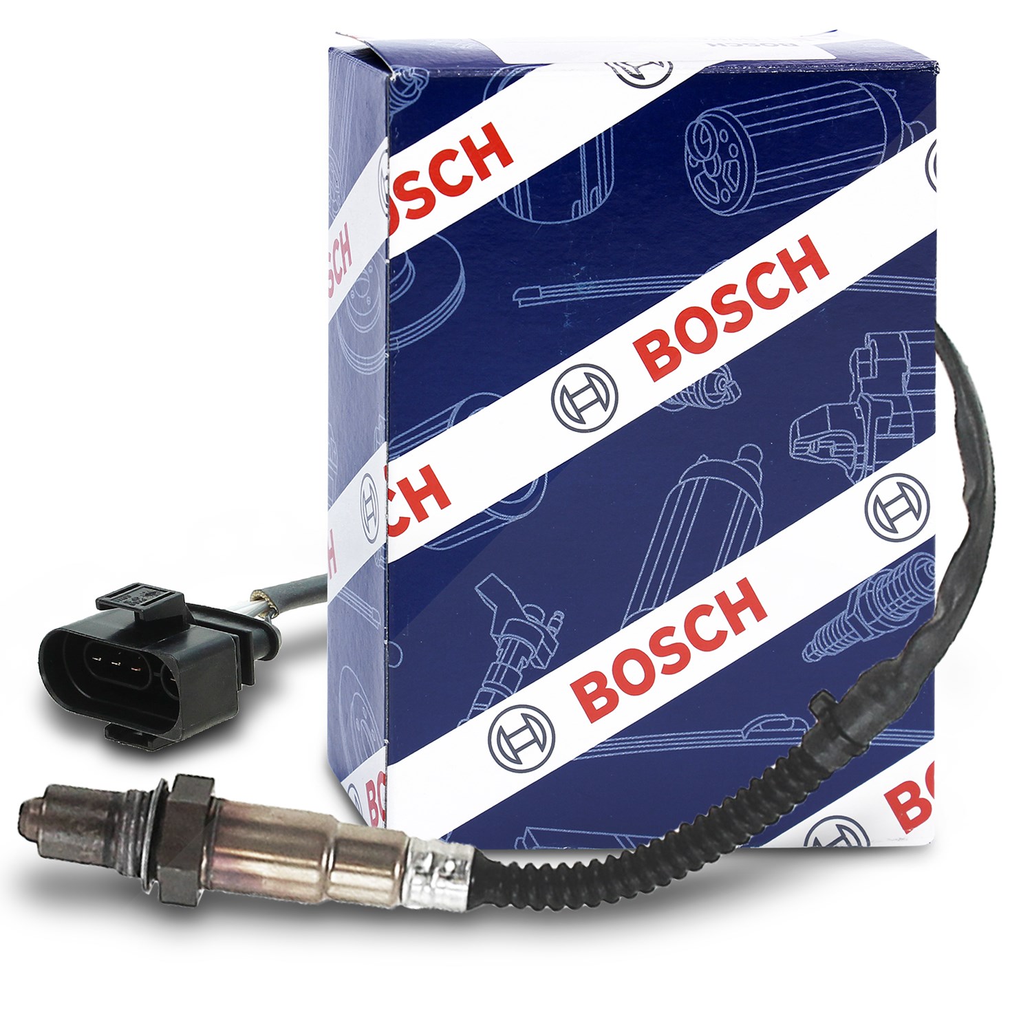 Bosch Lambdasonde [Hersteller-Nr. 0258010073] für Audi, VW, Skoda