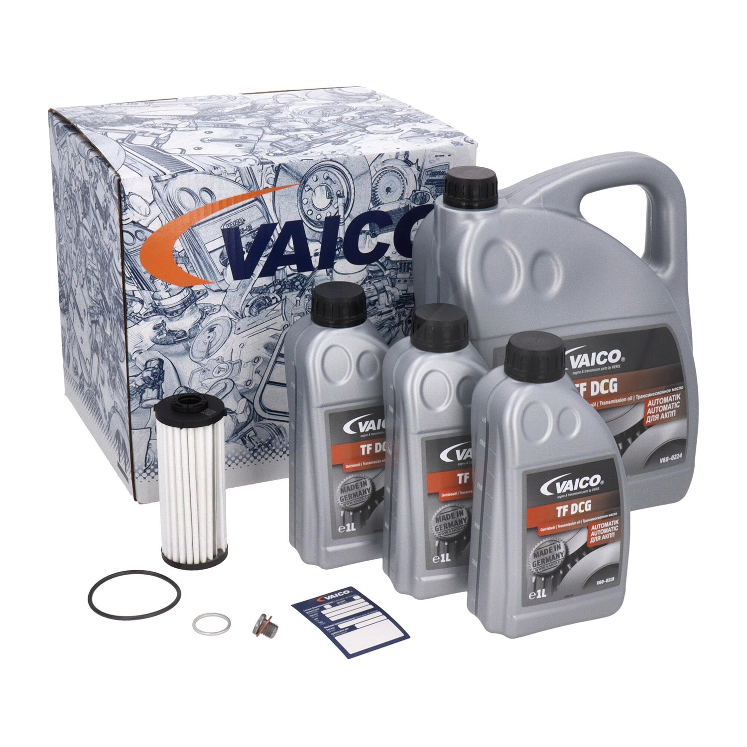 Vaico Teilesatz, Ölwechsel-Automatikgetriebe [Hersteller-Nr. V10-4991-XXL] für Audi, Cupra, Skoda, VW, Seat