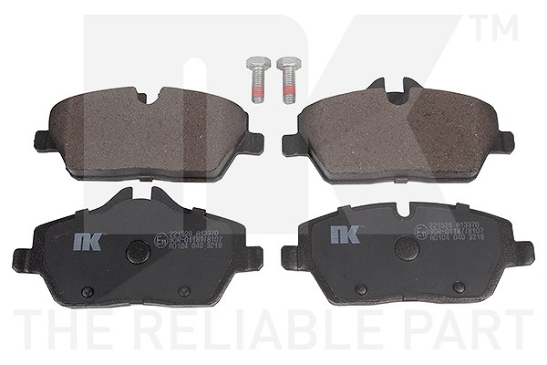 Nk Bremsbeläge vorne (Satz) [Hersteller-Nr. 221529] für BMW, Mini