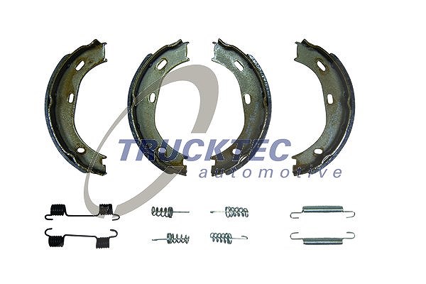 Trucktec Automotive Bremsbackensatz, Feststellbremse [Hersteller-Nr. 02.35.005] für Mercedes-Benz