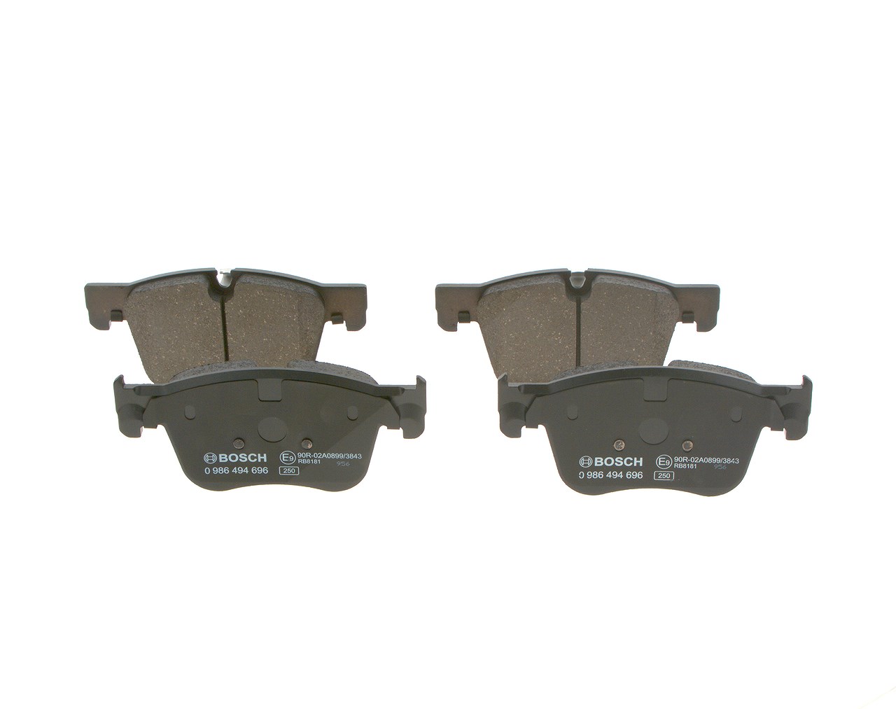 Bosch Bremsbeläge vorne (Satz) [Hersteller-Nr. 0986494696] für Citroën, Peugeot