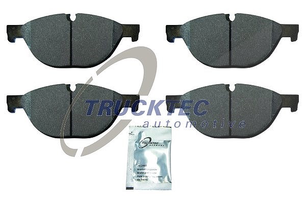 Trucktec Automotive Bremsbelagsatz, Scheibenbremse [Hersteller-Nr. 08.34.142] für BMW