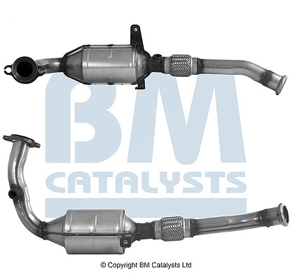 Bm Catalysts Katalysator mit Anbauteilen [Hersteller-Nr. BM90754H] für Renault