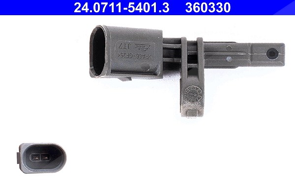 Ate ABS Sensor Vorder-/Hinterachse links [Hersteller-Nr. 24.0711-5401.3] für VW, Audi, Cupra, Porsche, Seat, Skoda