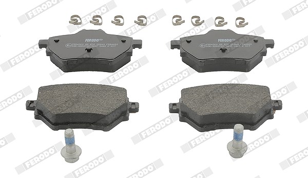 Ferodo Bremsbeläge hinten (Satz) [Hersteller-Nr. FDB4680] für Citroën, Ds, Fiat, Peugeot, Haval, Opel, Toyota, Vauxhall