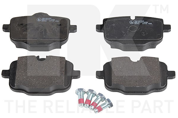 Nk Bremsbeläge hinten (Satz) [Hersteller-Nr. 221549] für BMW