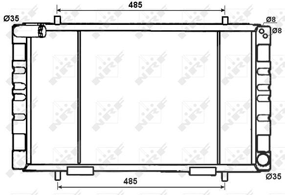 Für NRF 53070 RADIATOR - Bild 6