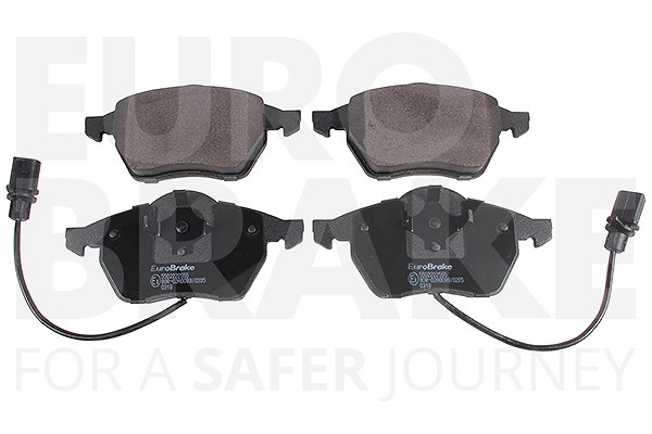 Eurobrake Bremsbeläge vorne (Satz) mit VWK [Hersteller-Nr. 5502222555] für VW, Ford, Seat