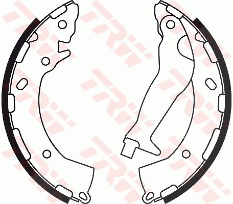 Trw Bremsbackensatz [Hersteller-Nr. GS8785] für Kia, Hyundai