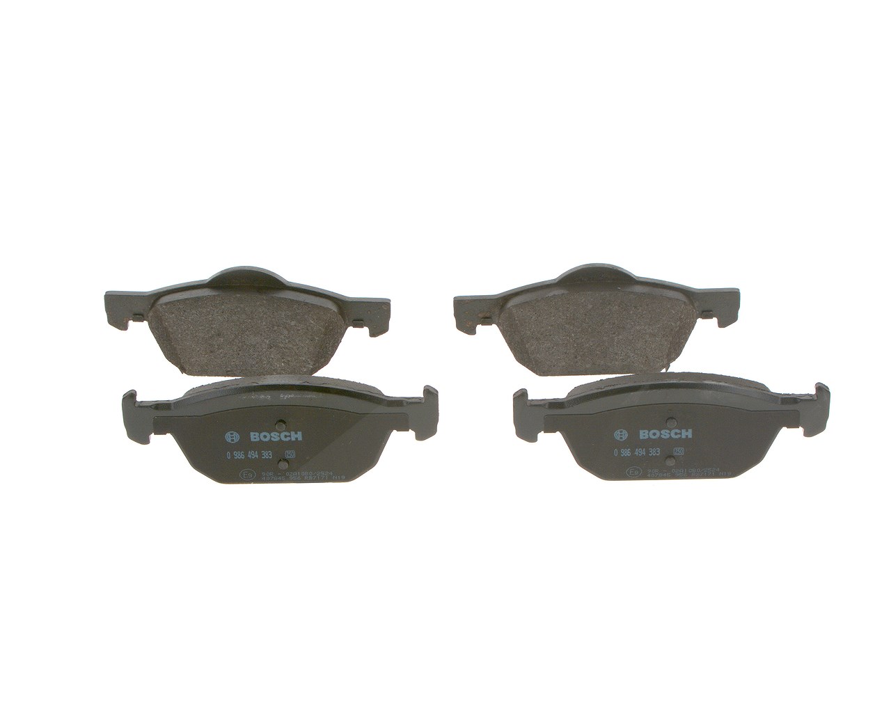 Bosch Bremsbelagsatz Vorderachse [Hersteller-Nr. 0986494383] für Honda