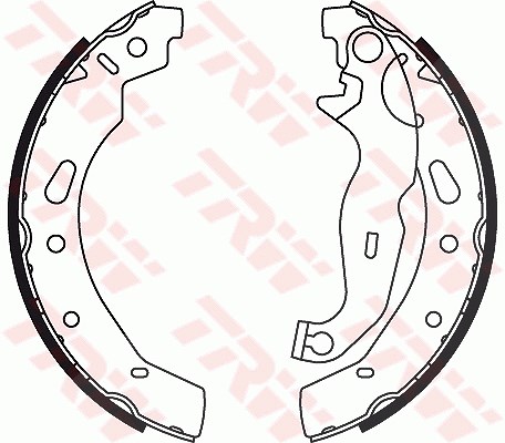 Trw Bremsbackensatz [Hersteller-Nr. GS8787] für Ford, Mazda