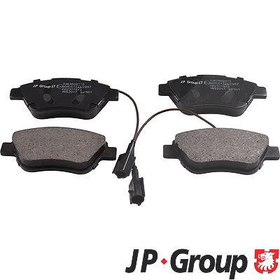 Jp Group Bremsbelagsatz, Scheibenbremse [Hersteller-Nr. 3363602310] für Peugeot, Citroën, Fiat, Alfa Romeo