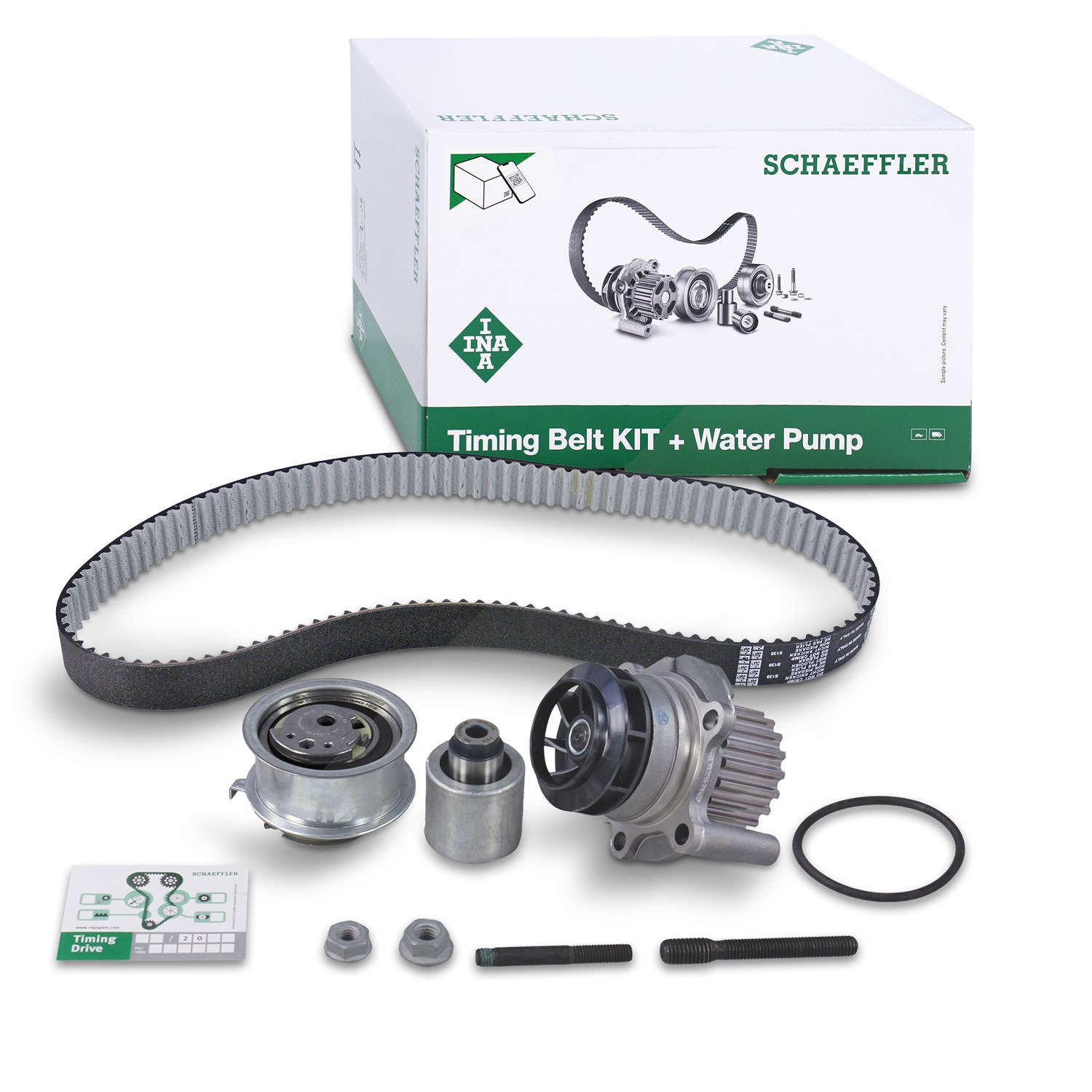 Schaeffler Ina Wasserpumpe + Zahnriemensatz [Hersteller-Nr. 530020132] für Ford, Seat, VW, Skoda, Audi