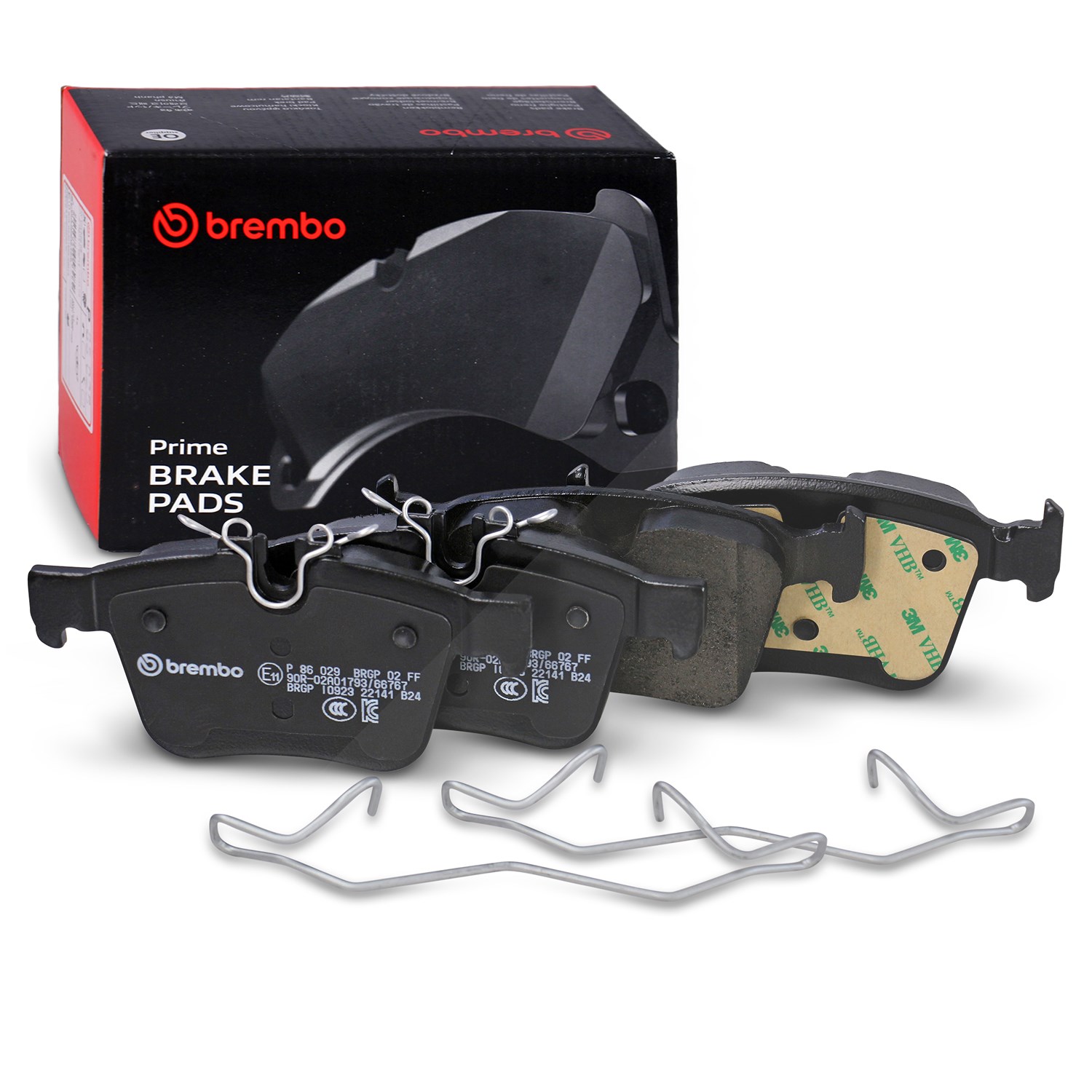 Brembo Bremsbelagsatz hinten [Hersteller-Nr. P86029] für Polestar, Land Rover, Jaguar, Volvo, Land Rover (chery)