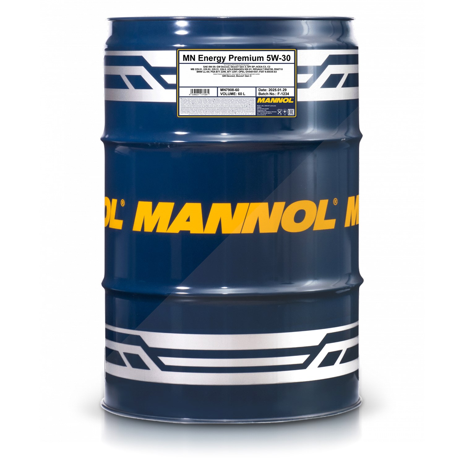 Mannol 60 L Energy Premium 5W-30 Motoröl [Hersteller-Nr. MN7908-60]