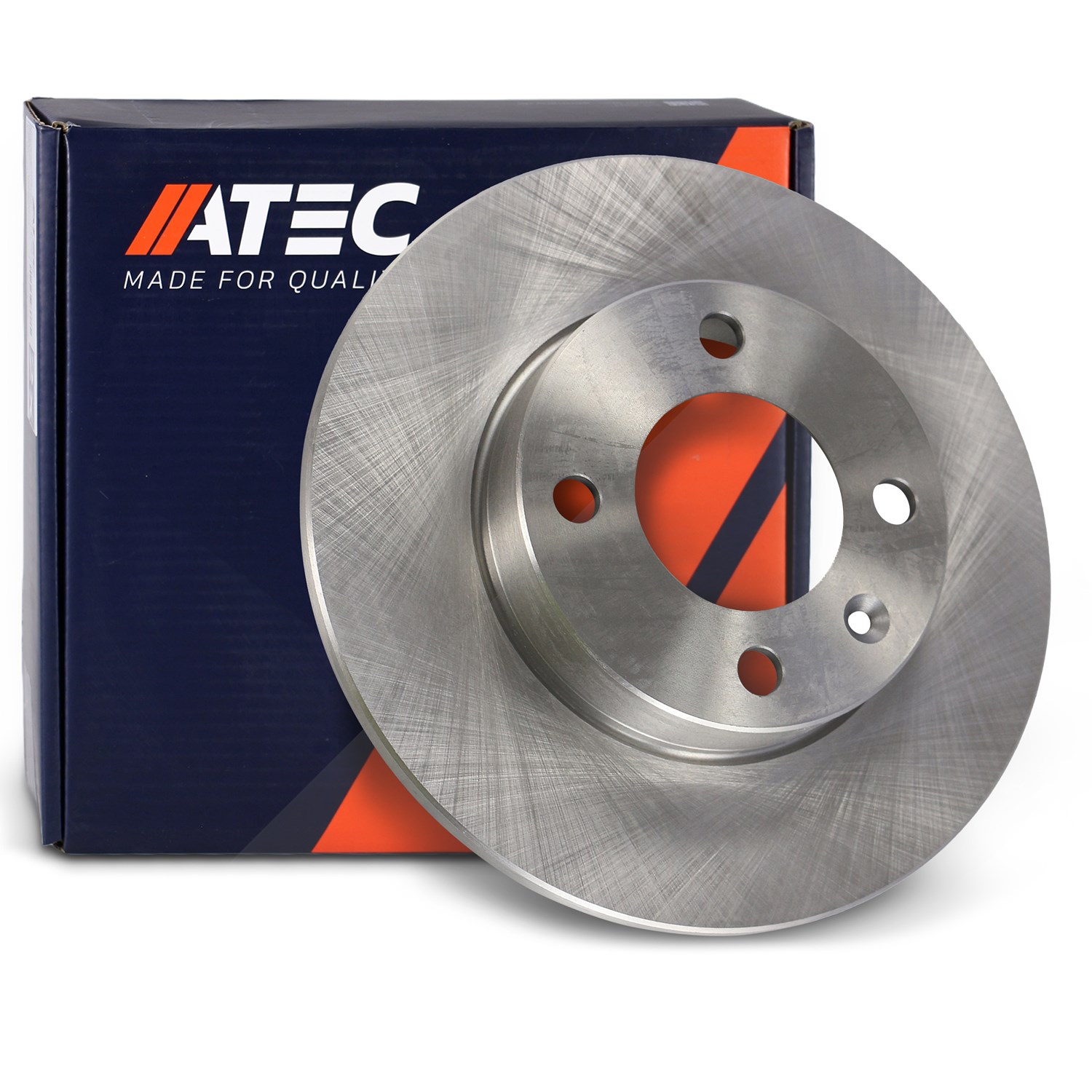 Atec Bremsscheibe Vorder-/Hinterachse Voll [Hersteller-Nr. 10600318] für Seat, Audi, VW