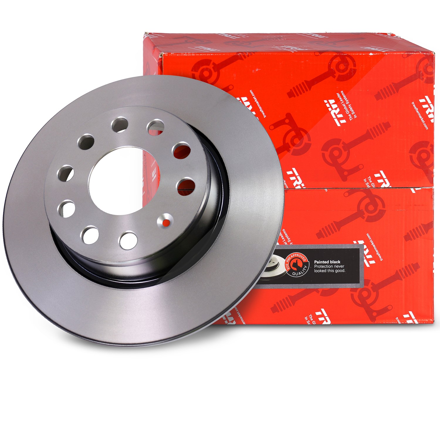 Trw Bremsscheibe voll hinten [Hersteller-Nr. DF7911] für Audi, Cupra, Seat, VW, Skoda
