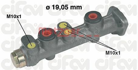 Metzger Autoteile Hauptbremszylinder [Hersteller-Nr. 202-028] für Fiat, Seat