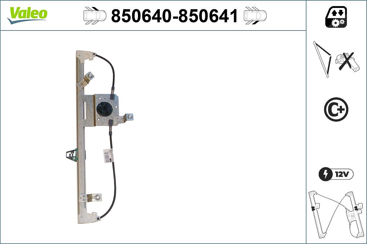 Valeo Fensterheber [Hersteller-Nr. 850640] für Renault