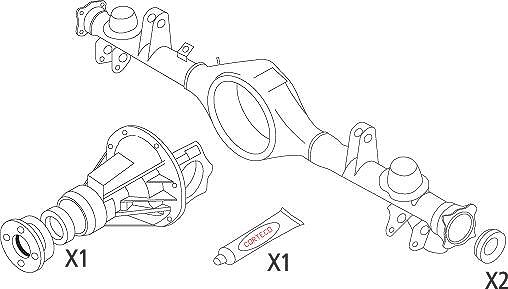 Corteco Dichtungssatz, Differential ERSTAUSRÜSTERQUALITÄT [Hersteller-Nr. 19536213] für Suzuki