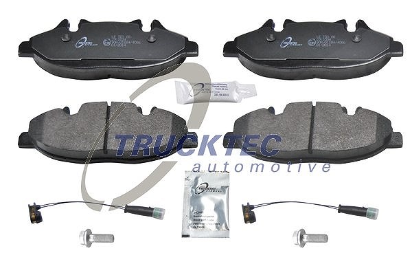 Trucktec Automotive Bremsbelagsatz, Scheibenbremse [Hersteller-Nr. 02.35.160] für Mercedes-Benz