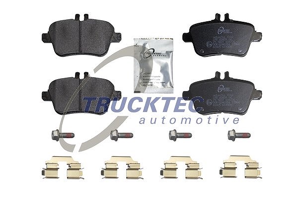 Trucktec Automotive Bremsbelagsatz, Scheibenbremse [Hersteller-Nr. 02.35.433] für Mercedes-Benz