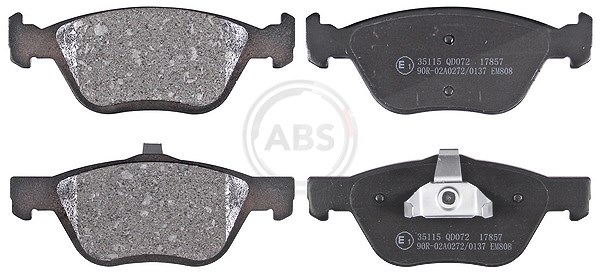 A.b.s. Bremsbelagsatz, Scheibenbremse [Hersteller-Nr. 35115] für Fiat