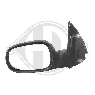 Diederichs Außenspiegel [Hersteller-Nr. 4412224] für Renault