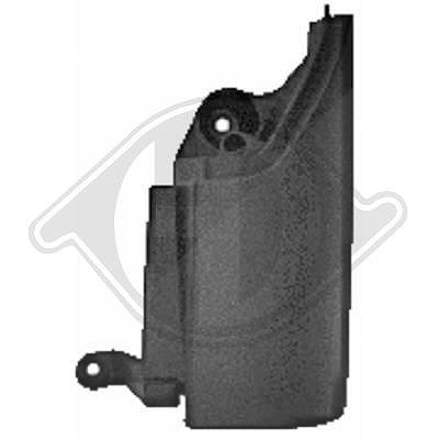 Diederichs Zier-/Schutzleiste, Stoßfänger [Hersteller-Nr. 4414668] für Renault, Mercedes-Benz