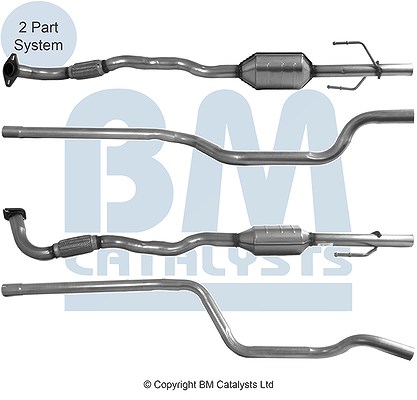 Bm Catalysts Katalysator [Hersteller-Nr. BM80362H] für Vauxhall, Opel